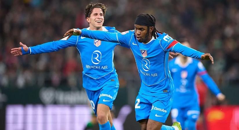 Lookman góllal és gólpasszal debütált, az Atlético a vártnál simábban jutott a négy közé a Király-kupában