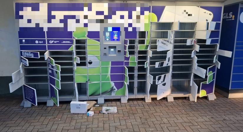 Feltörték a csomagküldő automatát Tiszaújvárosban