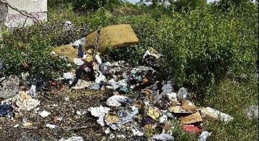 Szeméttelepnek nézik a köztereket, tonnányi szemetet hagytak ott a hevesi városban
