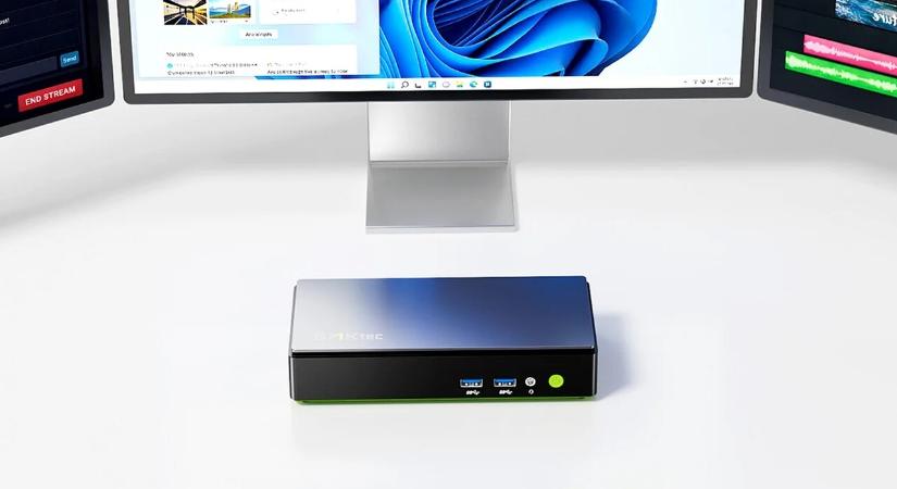 Nem akármilyen LAN-nal jön a GMKtec minigépe