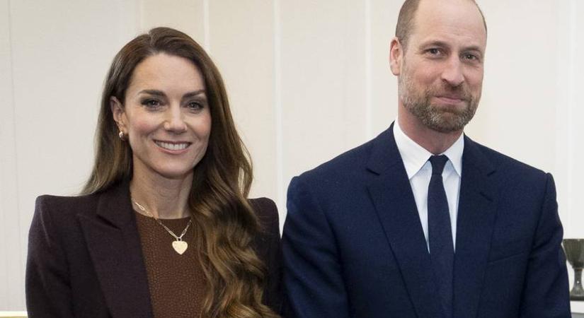 Katalin hercegné barna ruhában tündökölt a palotában: nagyon csinos volt az előkelőség