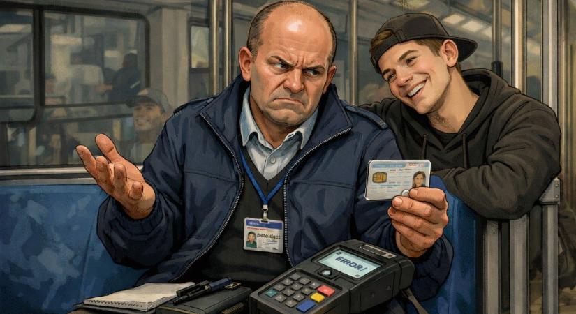 Az e-személyivel rendelkezők ingyen utaznak a tömegközlekedésen, mert az ellenőrök tehetetlenek