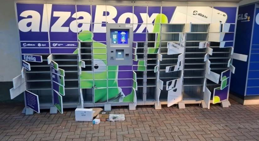 Egyetlen éjszaka alatt lenulláztak egy csomagautomatát Borsodban: mindent elvittek