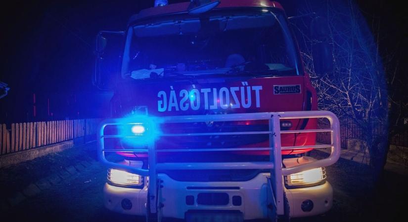 Kigyulladt egy hegyi pince Borgátán