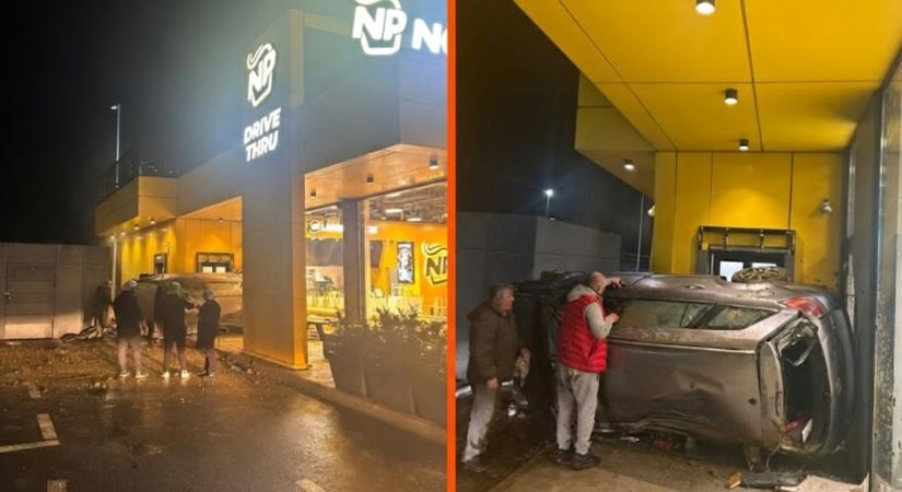 Egy gyorsétterem fala állította meg a száguldó kolozsvári sofőrt – hírmix
