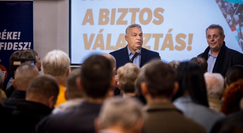 Orbán Viktor Mezőtúron magyarázta el, hogyan működik a választási rendszer