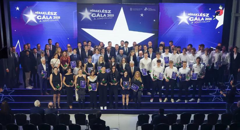 A jövő bajnokait díjazták a Héraklész Gálán