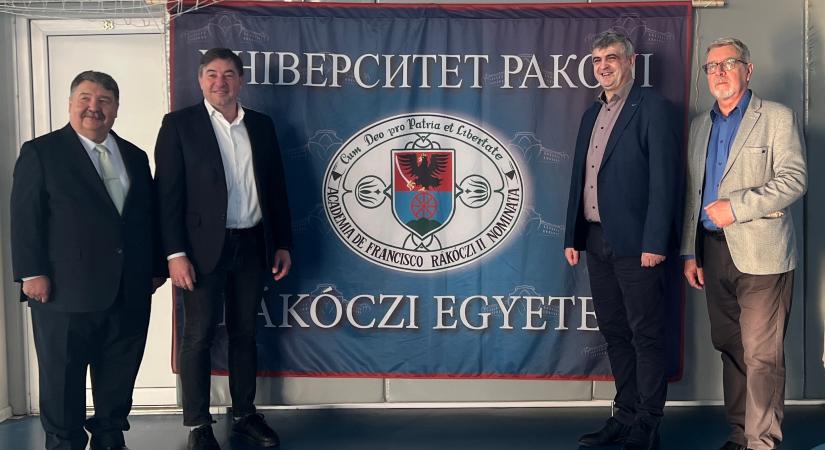 A MPB elnökének látogatása a Rákóczi Egyetemen