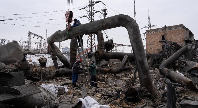 Súlyos csapás érte Ukrajna villamosenergia-hálózatának gerincét