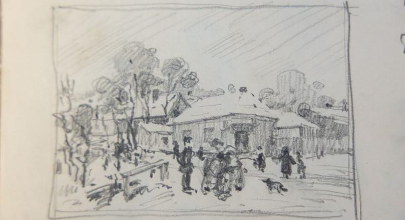 Egy vérbeli tatabányai felismeri a neves festő 80 éves utcarészleteit