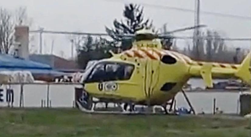 Most jött: rendkívül súlyos baleset történt, mentőhelikopter kellett