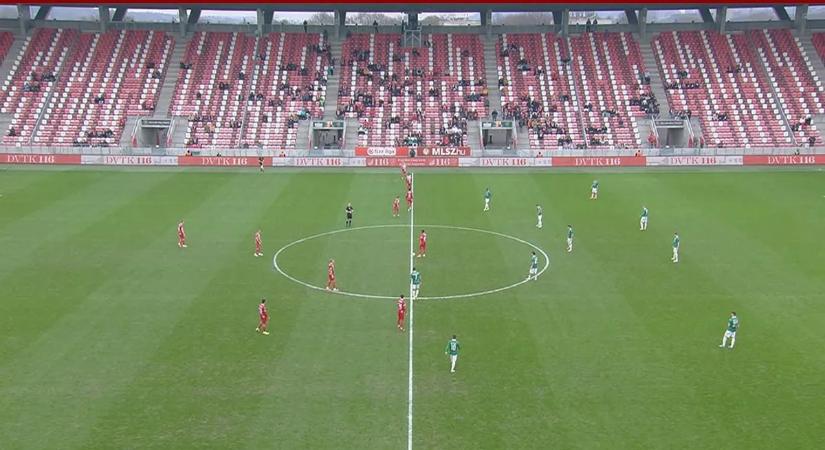 Elképesztő látvány fogadta a DVTK-ETO NB I-es focimeccs csapatait – fotó