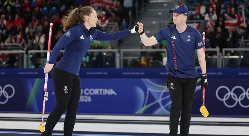 Hatodszor is nyert a britek curling vegyes párosa a milánói-cortinai olimpián