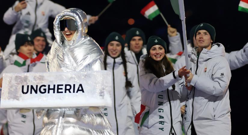 Hajrá magyarok! Így vonultak a magyarok a 2026-os téli olimpia megnyitóján!