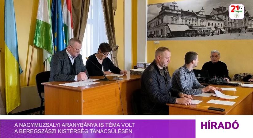 A nagymuzsalyi aranybánya is téma volt a Beregszászi Kistérség Tanácsülésén (videó)