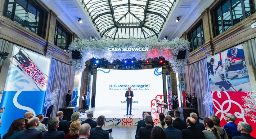 Milánóban ragyog a „szlovák ház” – Pellegrini szerint az olimpia egyik ékköve