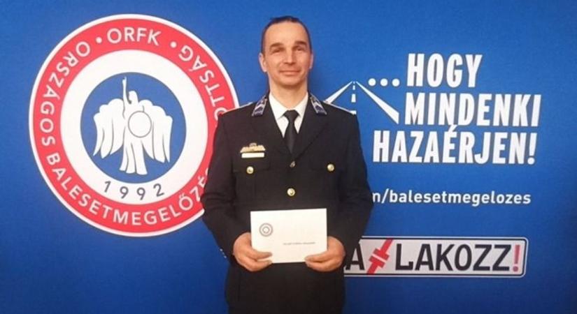 Vármegyei siker: Kenderesen szolgál az ország egyik legjobb iskolarendőre