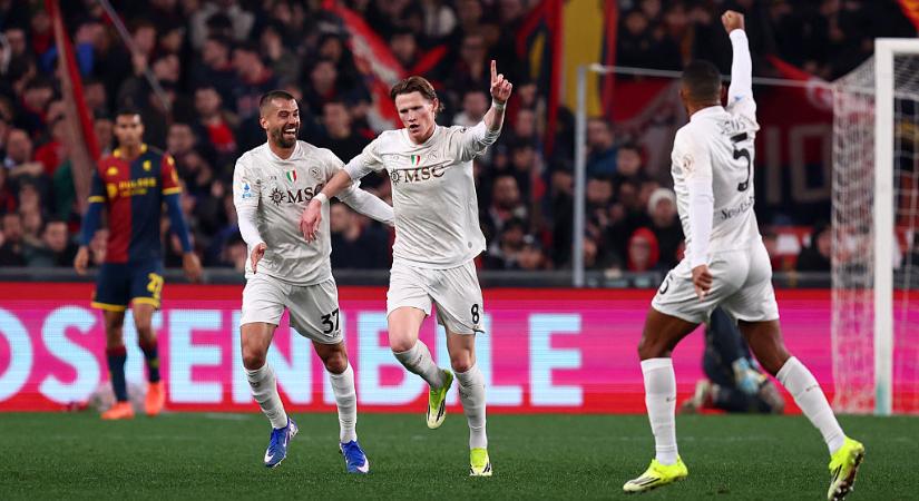 Serie A: drámai meccset nyert a Napoli a Genoa vendégeként! – videóval