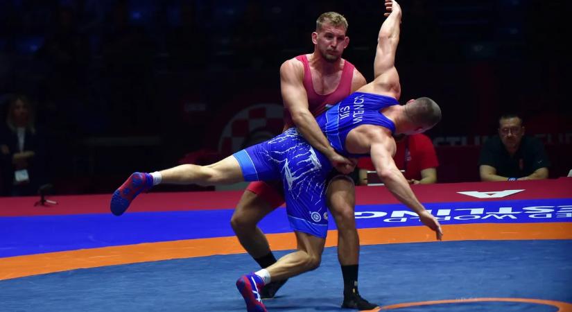 A birkózó Takács István aranyérmes Zágrábban