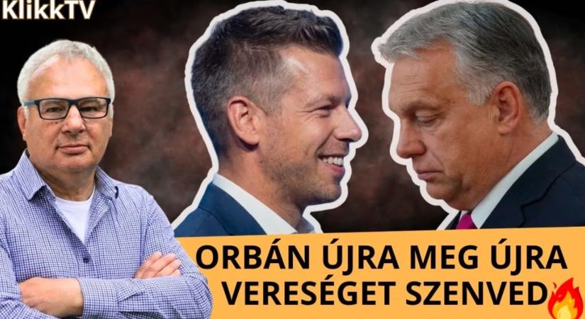 Orbán újra és újra vereséget szenved Magyar Pétertől