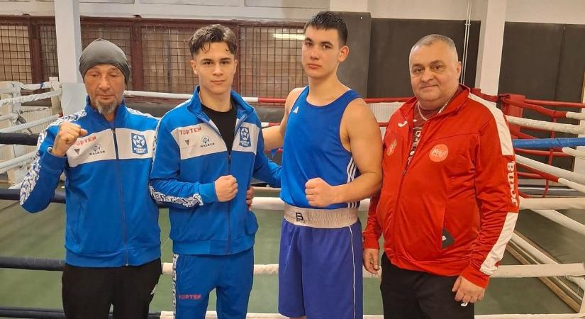Két kecskeméti fiatal döntős az Énekes István ökölvívó emlékversenyen