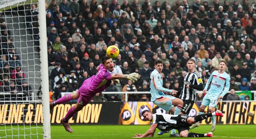 Premier League – Newcastle-ben győzött a Brentford