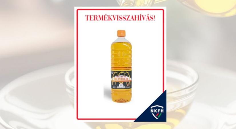 Figyelem, visszahívtak még egy olajterméket – ellenőrizze készleteit!