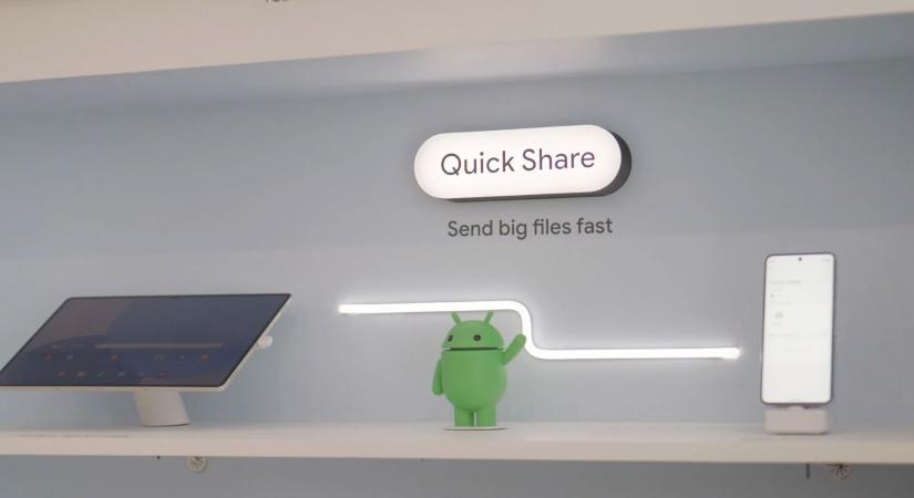 A Google minden androidos mobilra elhozza az AirDrop-kompatibilis Quick Share-t