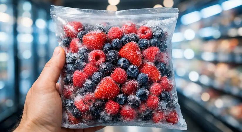 Vigyázz a fagyasztott gyümölccsel – ha ezt érzed a zacskón a boltban, azonnal tedd vissza