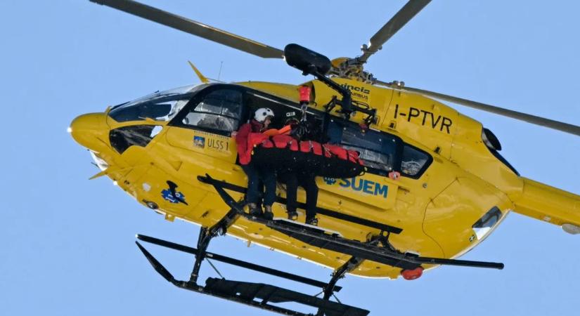 Vonn drámája: esése után helikopterrel kellett elszállítani a pályáról