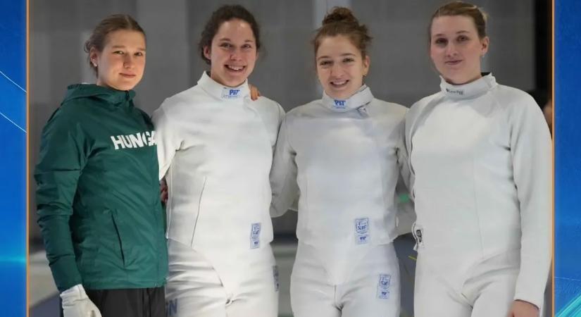 Ötödik lett a női párbajtőrcsapat Vuhsziban a vívó vk-n