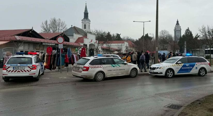 Razzia a hétvégi forgatagban: a NAV és a rendőrség is kivonult a kiskunhalasi piacra – fotók