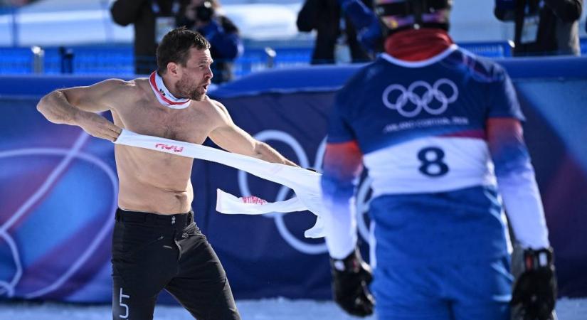 Ledobta a mezét, félmeztelenül ünnepelte aranyát a snowboardsztár