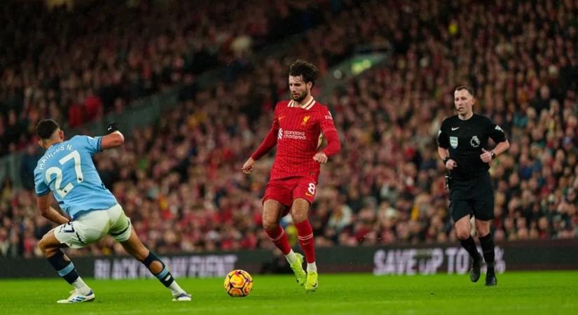 Szoboszlai újra feláldozza magát? Így kezd a Liverpool a Manchester City elleni rangadón
