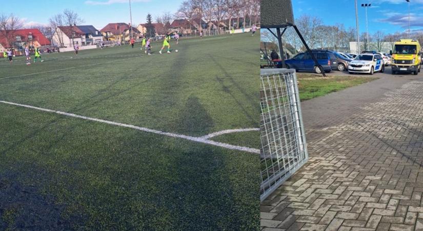 Tömegverekedés a baranyai focimeccsen: gerincsérülés gyanújával szállítottak kórházba egy embert (FOTÓ)