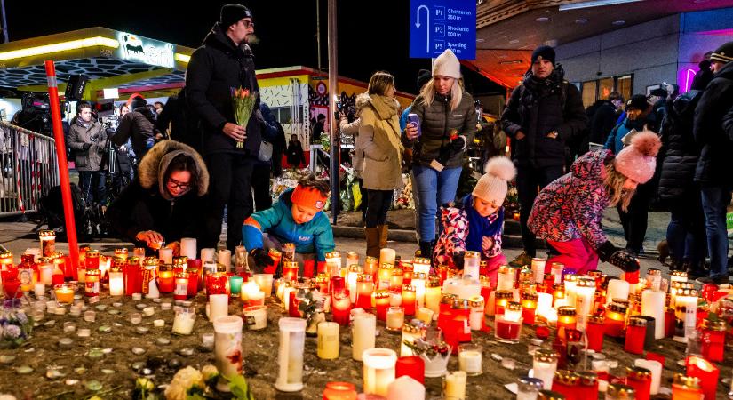 Tűz volt a svájci tragédia helyszínén