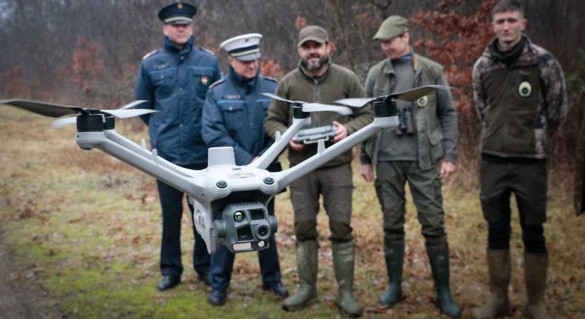 Hőkamerás drónokkal pásztázzák az erdőket Vas vármegyében