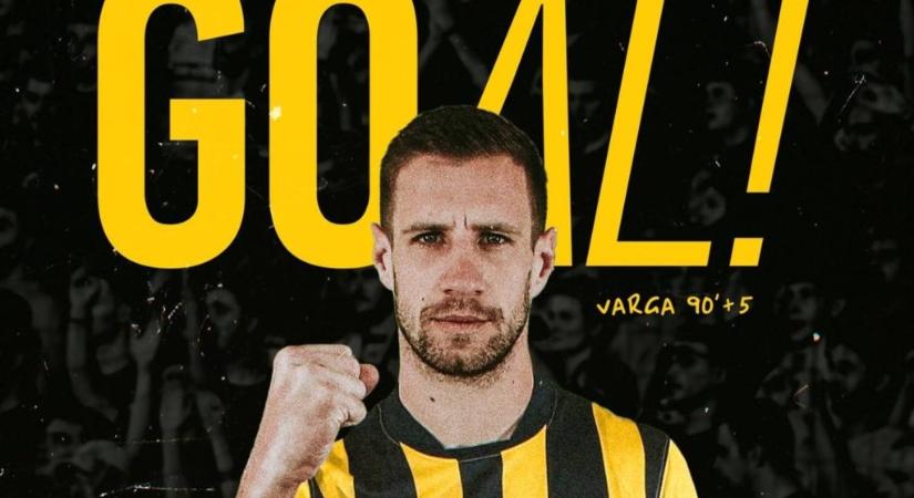Varga Barnabás belelendült, duplázott a görög élvonalban