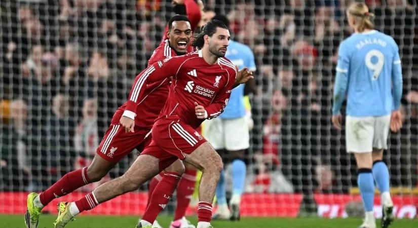 Szoboszlai Dominik őrületes szabadrúgásgólt rúgott a Manchester Citynek – videó