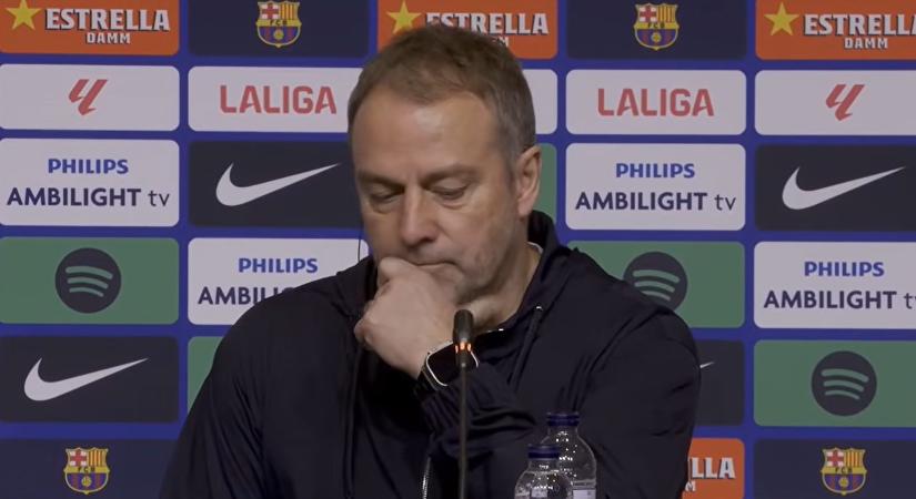Hansi Flick a távozását fontolgatja, hiába a Barcelona menetelése