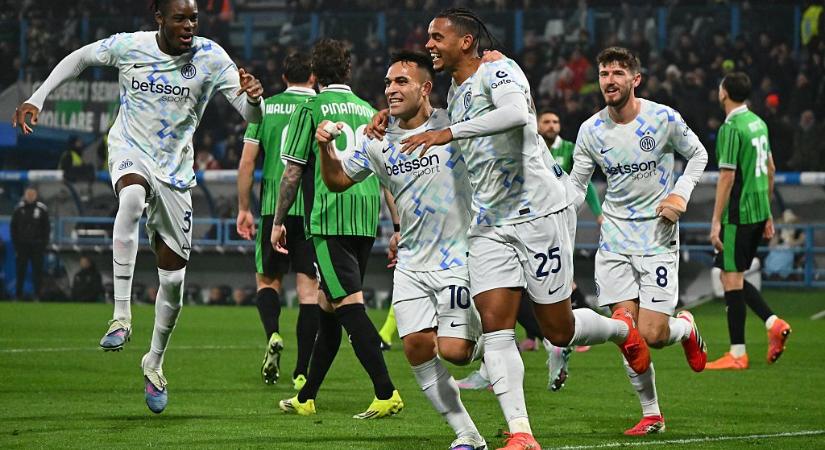 Serie A: idegenben ütötte ki a Sassuolót az Inter – videóval
