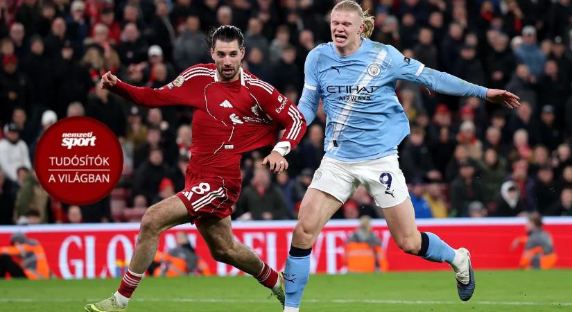 Szoboszlai-szabadrúgásgól és -kiállítás, fordított és nyert a Man. City az Anfieldben