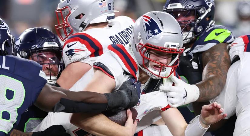 Drake Maye a negyedik negyedben összeomlott, a Seattle Seahawks nyerte a Super Bowlt