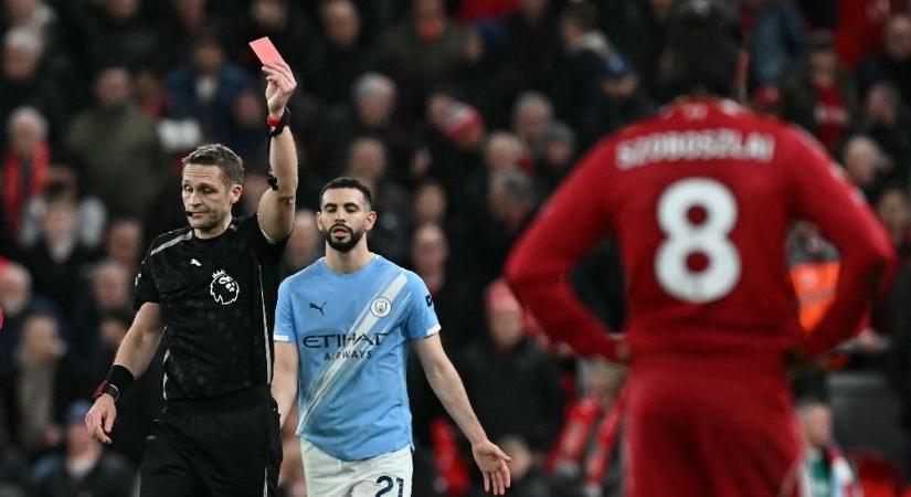 A játékvezető után Haaland is megszólalt Szoboszlai piros lapjáról a Manchester City ellen