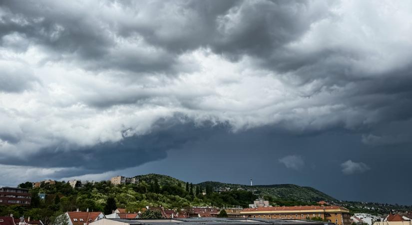 Borongós idővel indul a hét: helyenként eső, havas eső is lehet