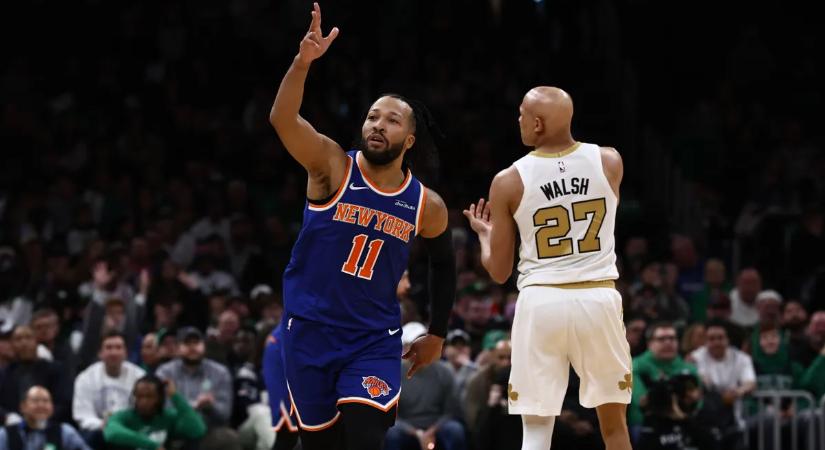 NBA: Brunson vezérletével kiütötte a Celticset a Knicks, Leonard 41 pontig jutott Minnesotában