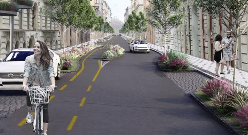 Lelassítják a forgalmat Erzsébetváros egyik túlterhelt utcájában