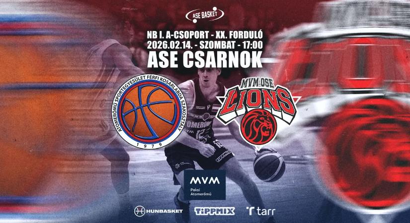 Atomerőmű SE – MVM-OSE Lions, 2026.02.14., Paks