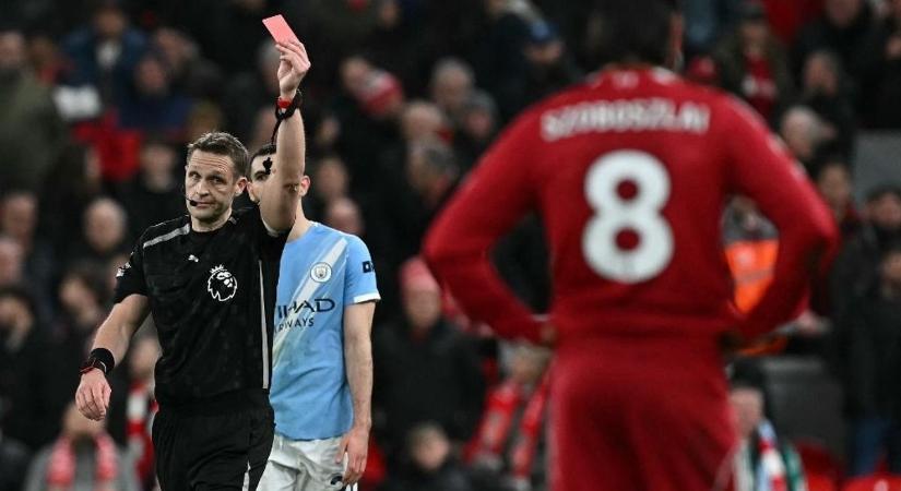 Elment a bíró józan esze? Az ellenfél edzője szerint Szoboszlait nem kellett volna kiállítani