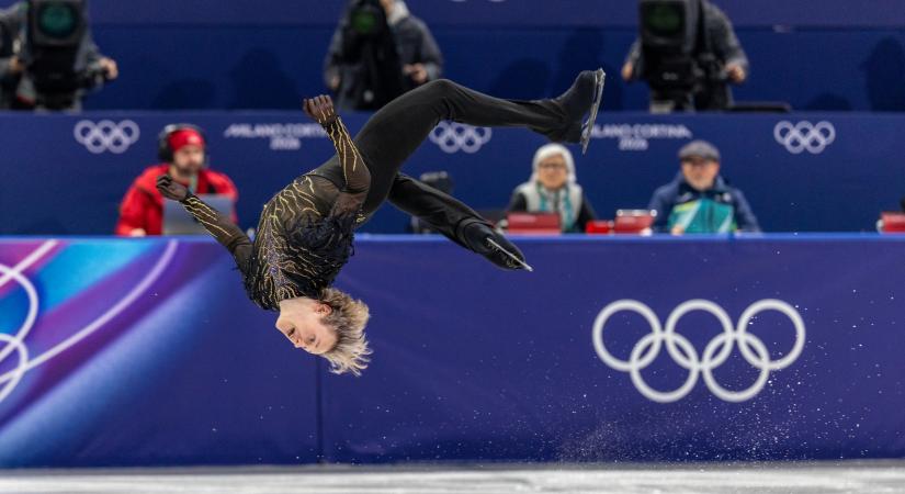 Djokovic is alig hitte el, mekkorát szaltózott a műkorcsolyázó az olimpián